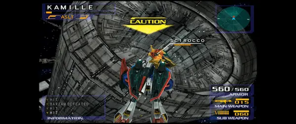 Mobile Suit Gundam: Gundam vs. Zeta Gundam Ps2